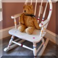 F38. Child-sized rocking chair. 